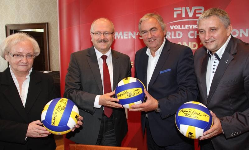 Volleyball. Poland national team. Press Conference. 04.09.2014