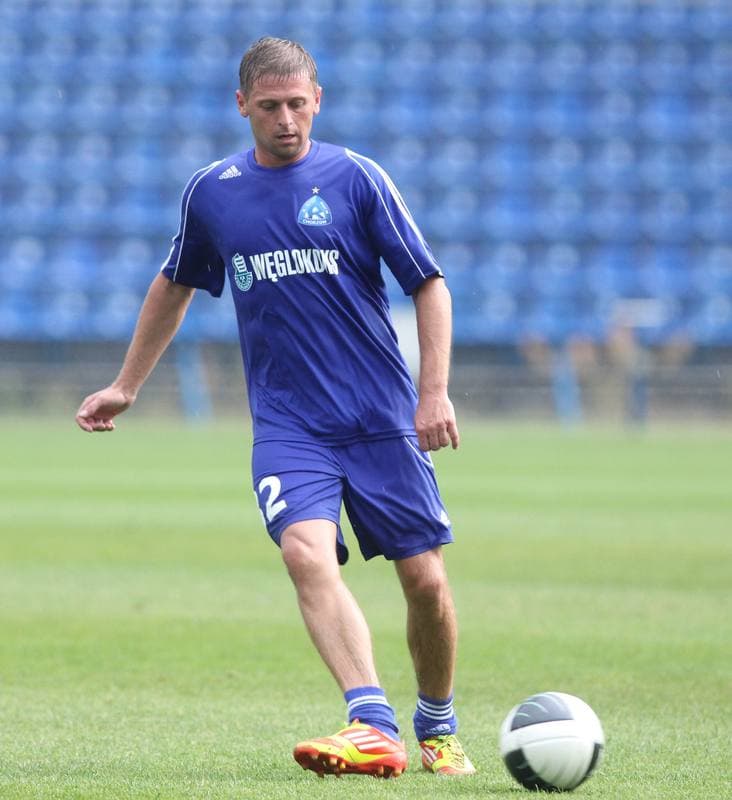 Football. Ruch Chorzow. Training. 03.07.2012