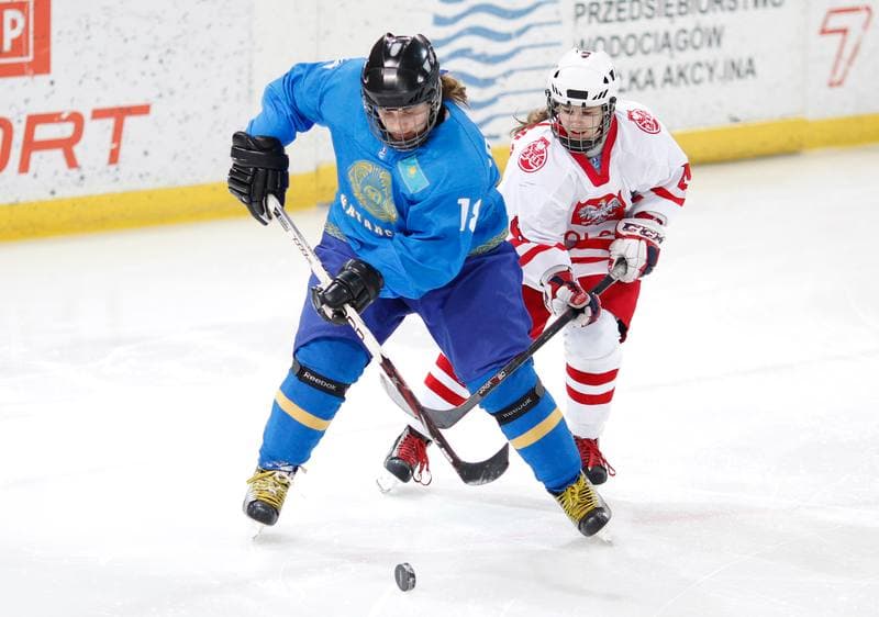 Ice Hockey. U18 Women's World Championship Division I. Poland - Kazakhstan. 21.01.2015