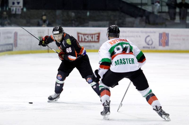Ice Hockey. Polska Hokej Liga. GKS Tychy - Ciarko KH Sanok. 23.01.2015
