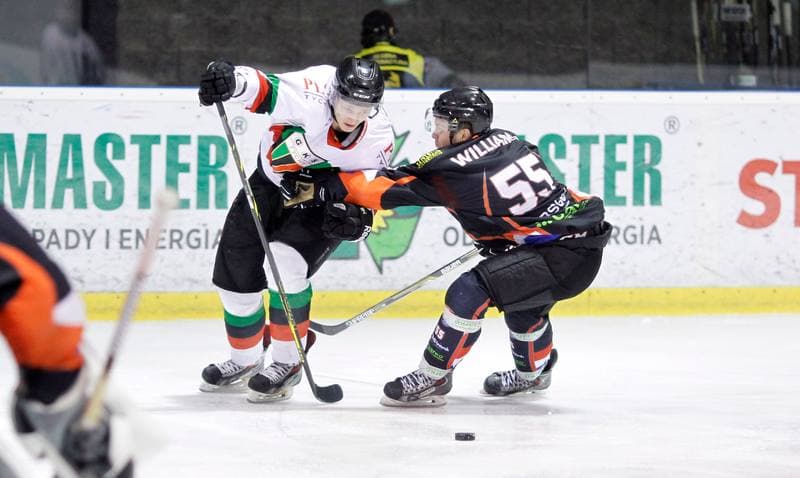 Ice Hockey. Polska Hokej Liga. GKS Tychy - Ciarko KH Sanok. 23.01.2015