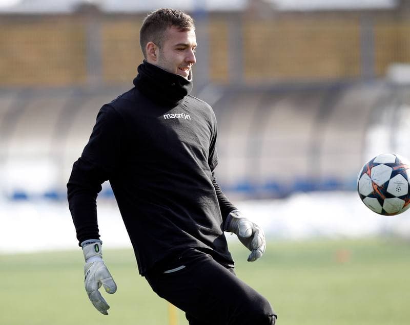 Football. GKS Katowice. Training. 15.01.2015