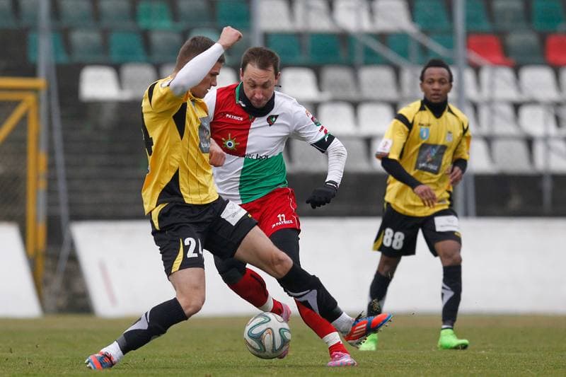 Football. Friendly Match. Zaglebie Sosnowiec - Sandecja Nowy Sacz. 25.02.2015