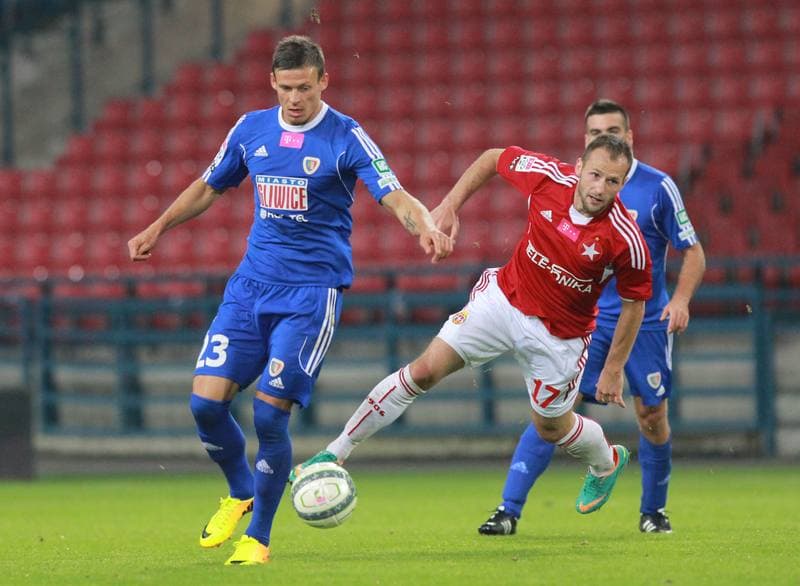 Football. T-Mobile Ekstraklasa. Wisla Krakow - Piast Gliwice. 28.07.2014