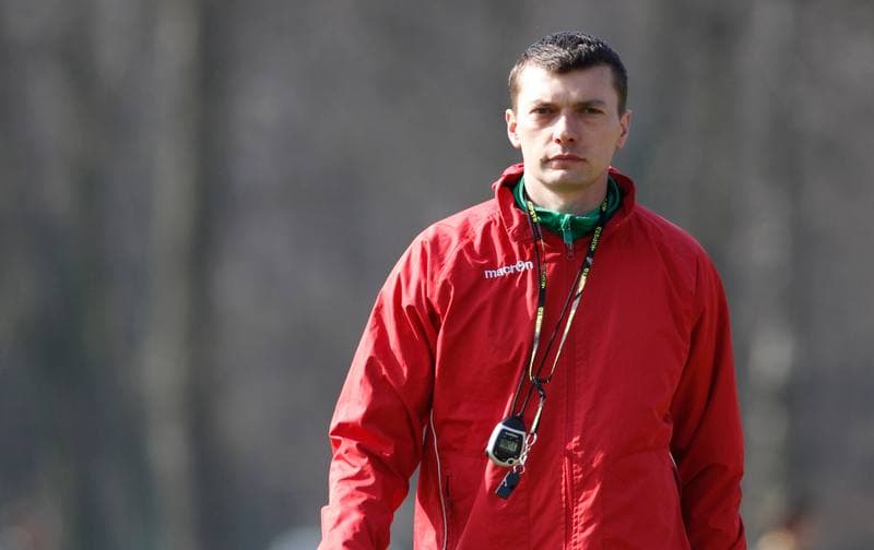 Football. GKS Katowice. Training. 15.01.2015