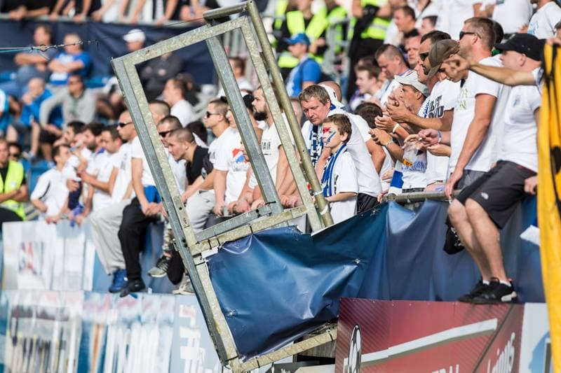 Football. HET Liga. 1 FC Slovacko - Banik Ostrava. 12.08.2017