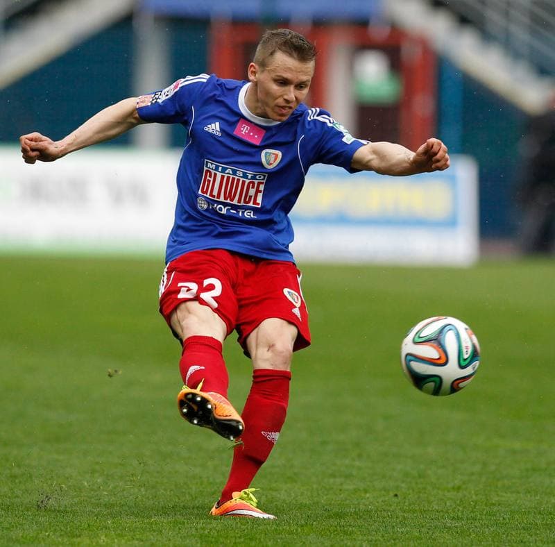 Football. T-Mobile Ekstraklasa. Piast Gliwice - Podbeskidzie Bielsko Biala. 26.04.2015