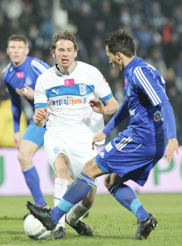 Football. T-Mobile Ekstraklasa. Ruch Chorzow - Lech Poznan. 24.02.2013