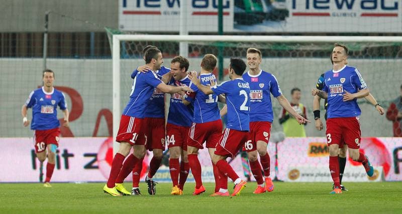 Football. Polish Cup. Piast Gliwice - GKS Belchatow. 29.10.2014