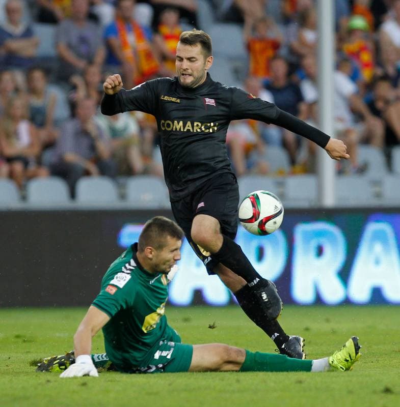 Football. PKO BP Ekstraklasa. Korona Kielce - Cracovia Krakow. 14.08.2015
