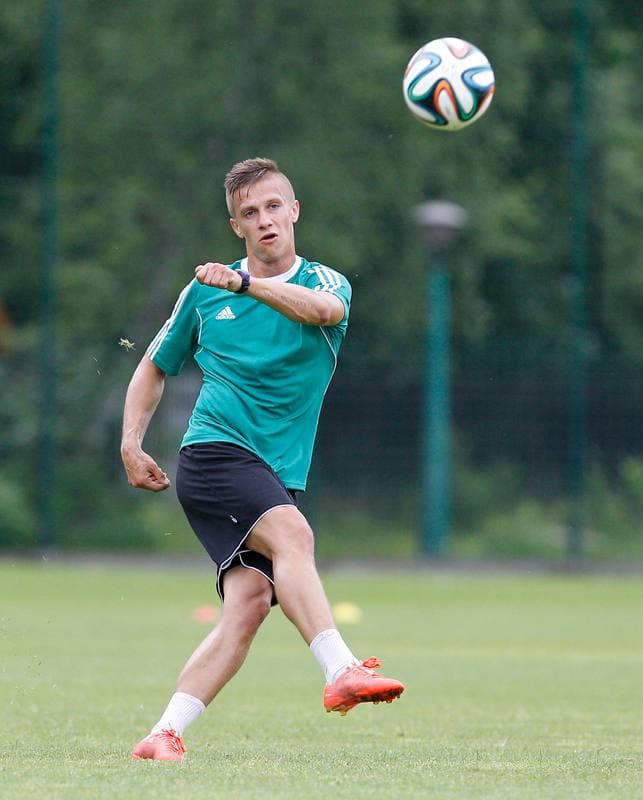 Football. GKS Katowice. Training. 15.01.2015