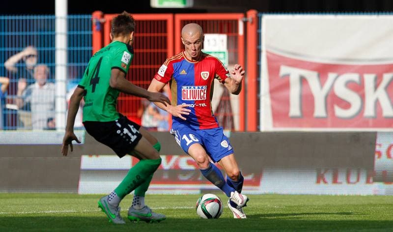 Football. PKO BP Ekstraklasa. Piast Gliwice - Gornik Leczna. 29.08.2015
