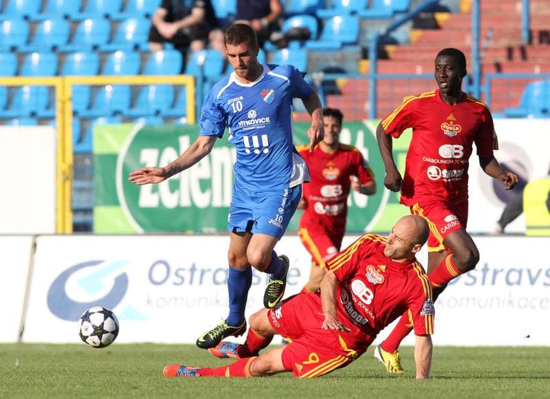 Football. Gambrinus Liga. Banik Ostrava - Dukla Prague. 22.05.2013