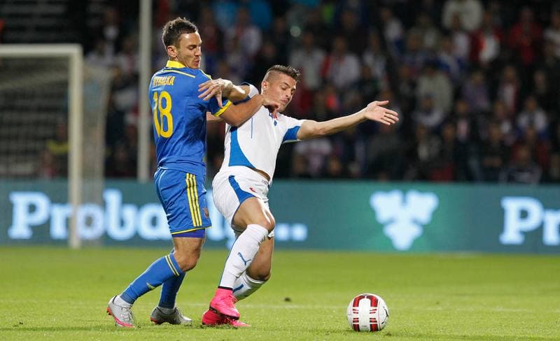 Football. UEFA Euro Qualifiers. Slovakia - Ukraine. 08.09.2015