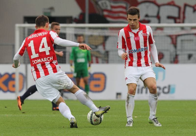 Football. T-Mobile Ekstraklasa. Cracovia Krakow - Pogon Szczecin. 28.09.2013