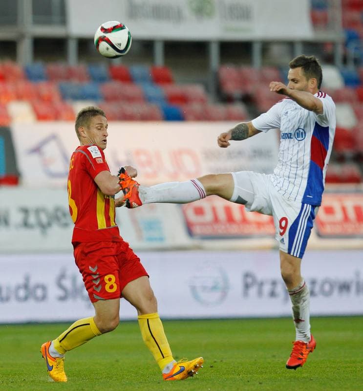 Football. T-Mobile Ekstraklasa. Gornik Zabrze - Korona Kielce. 01.03.2014