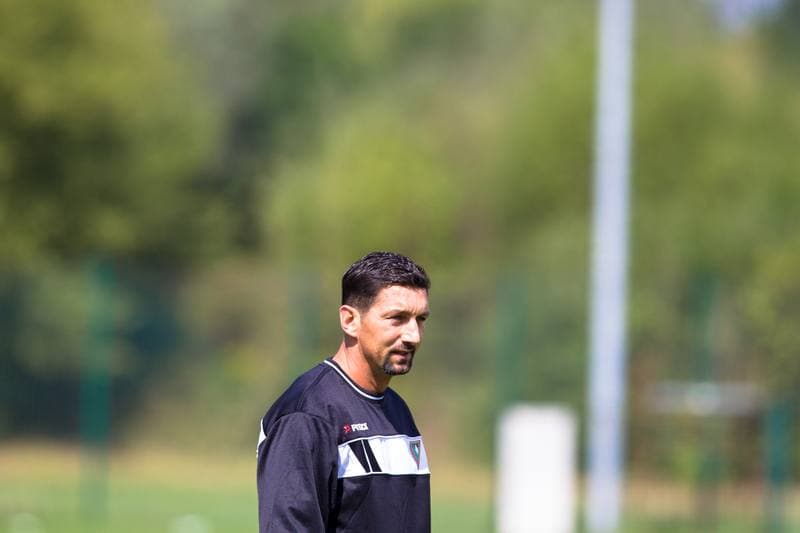 Football. Zaglebie Sosnowiec. Training. 21.08.2017