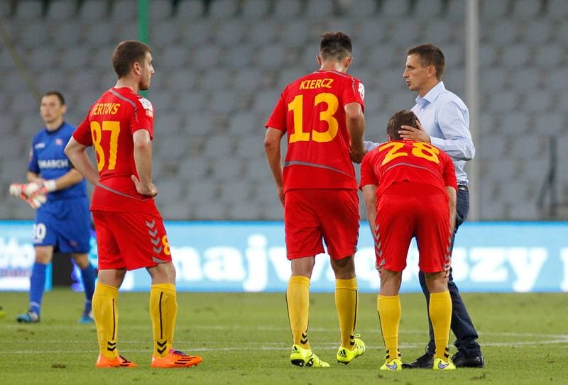 Football. PKO BP Ekstraklasa. Korona Kielce - Cracovia Krakow. 14.08.2015