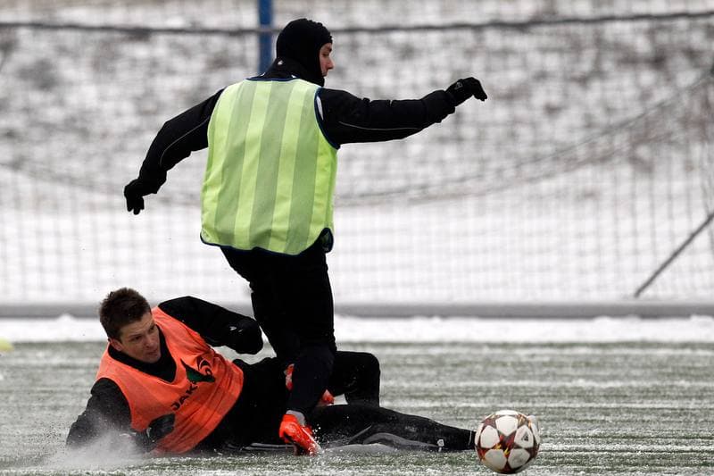 Football. Rozwoj Katowice. Training. 05.01.2016