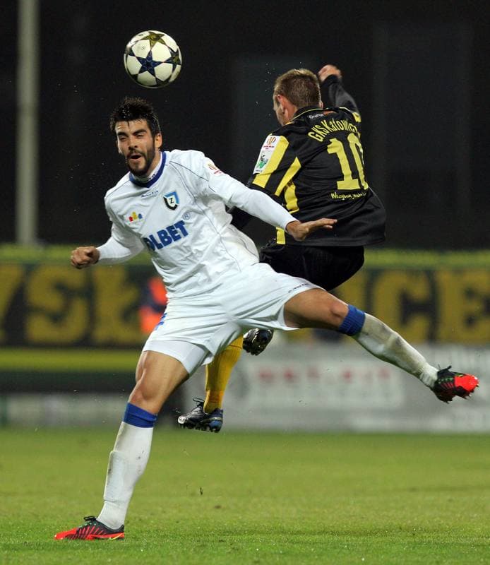 Football. Polish Cup. GKS Katowice - Zawisza Bydgoszcz. 16.10.2013