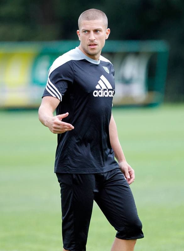 Football. GKS Katowice. Training. 15.01.2015