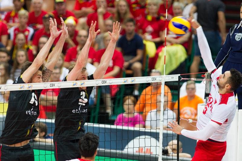 Volleyball. CEV EuroVolley 2017. Belgium - Turkey. 27.08.2017
