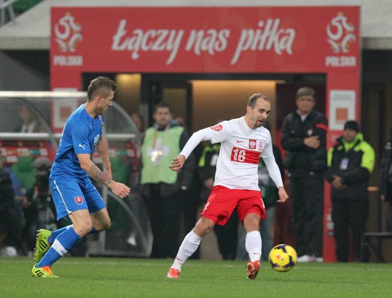 Football. International Friendly. Poland - Slovakia. 15.11.2013