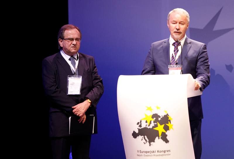 Janusz Steinhoff. European Congress of Small and Medium Enterprises. Press Conference. 12.10.2015