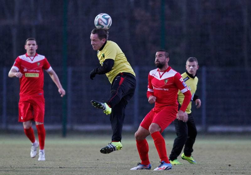 Football. Sparing. Zaglebie Sosnowiec - Gornik Piaski. 24.02.2016
