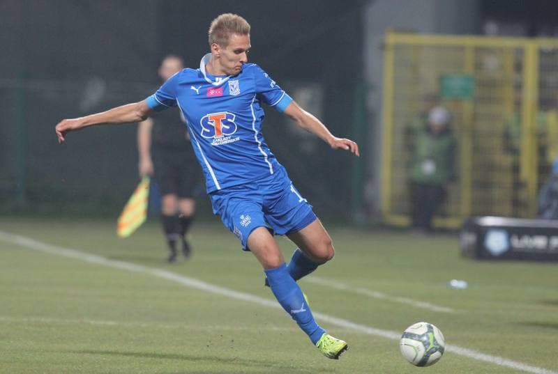 Football. T-Mobile Ekstraklasa. Podbeskidzie Bielsko Biala - Lech Poznan. 05.10.2013