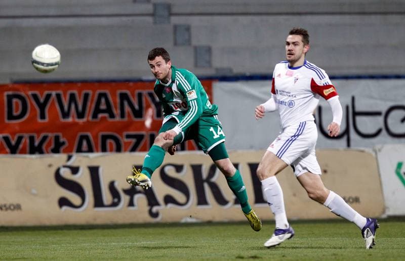 Football. T-Mobile Ekstraklasa. Gornik Zabrze - Lechia Gdansk. 14.12.2013