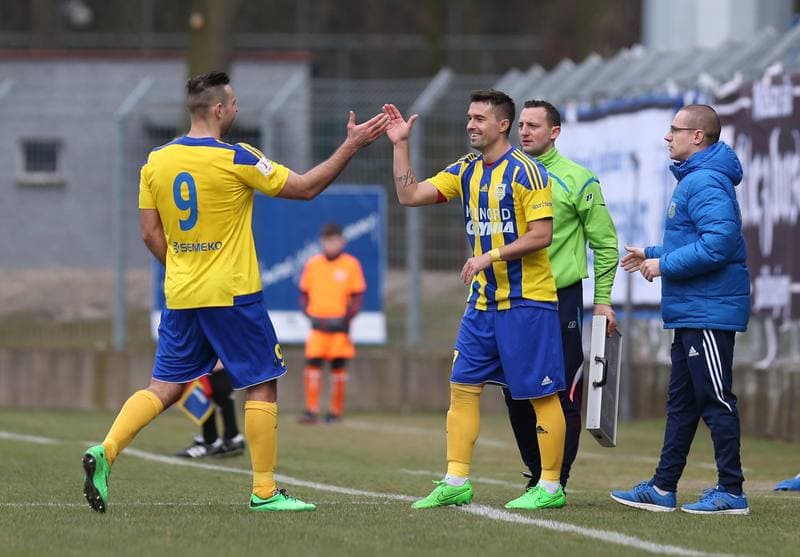 Football. I Liga. MKS Kluczbork - Arka Gdynia. 26.03.2016