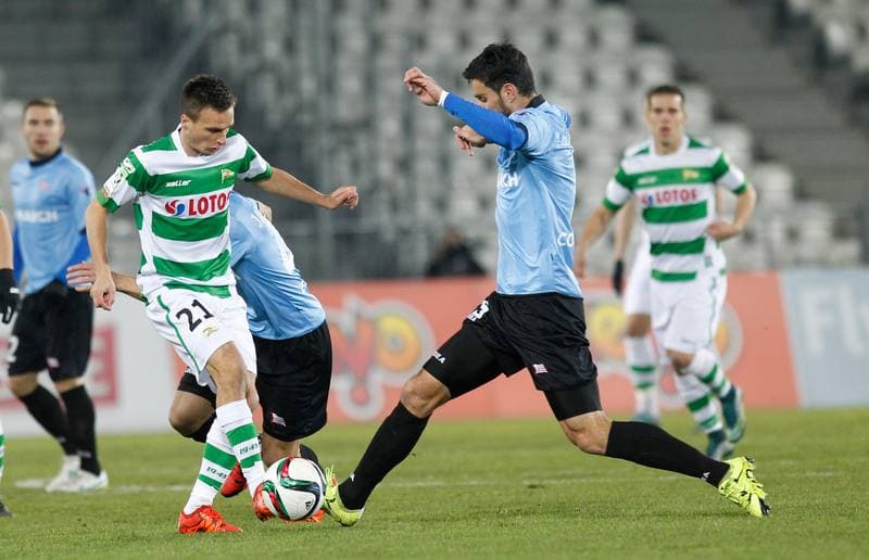 Football. T-Mobile Ekstraklasa. Cracovia Krakow - Lechia Gdansk. 04.12.2013