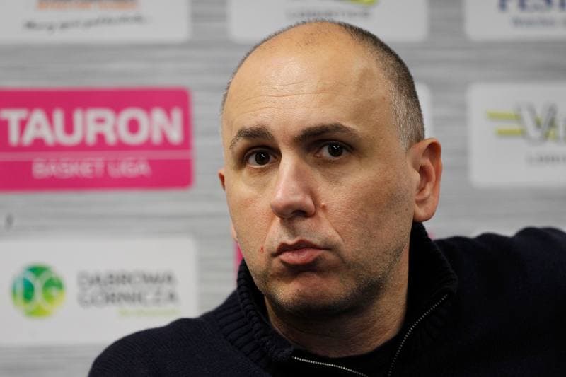 Basketball. MKS Dabrowa Gornicza. Press Conference. 08.12.2015