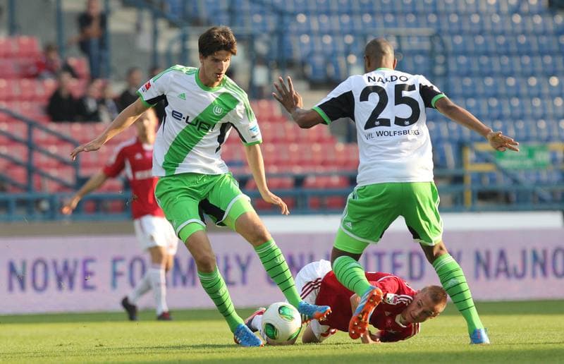 Football. International Friendly Match. Wisla Krakow - VfL Wolfsburg. 13.10.2013