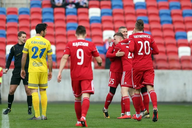Football. Sparing. Gornik Zabrze - Zemplin Michalovce. 03.02.2018