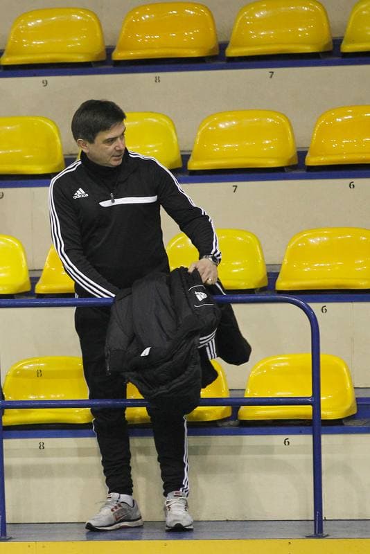 Football. Ruch Chorzow. Training. 07.01.2016