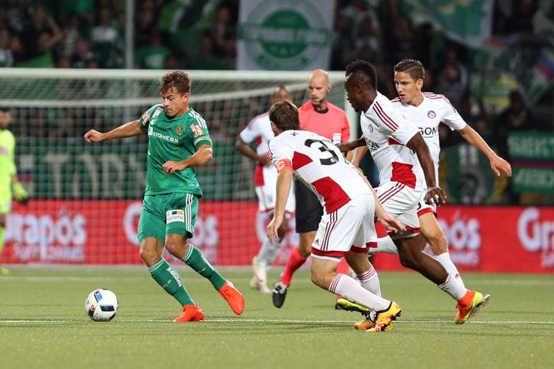 Football. UEFA Europa League. AS Trencin - Rapid Wien. 18.08.2016