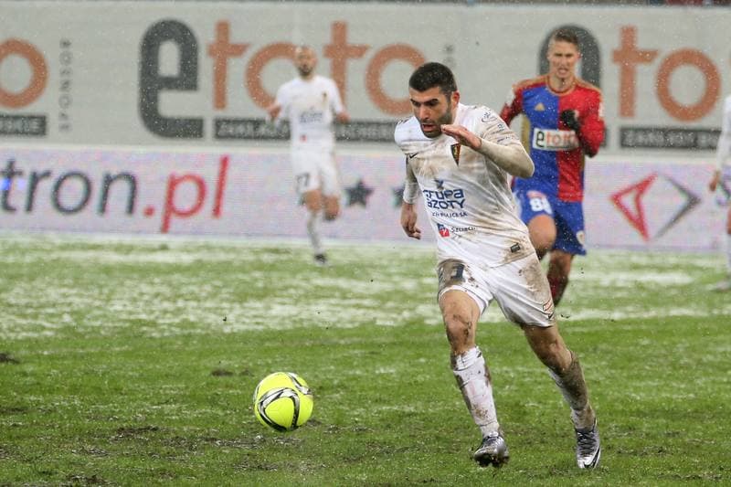 Football. Ekstraklasa. Piast Gliwice - Pogon Szczecin. 19.02.2016