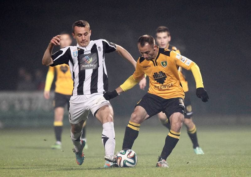 Football. I Liga. Sandecja Nowy Sacz - GKS Katowice. 31.10.2014