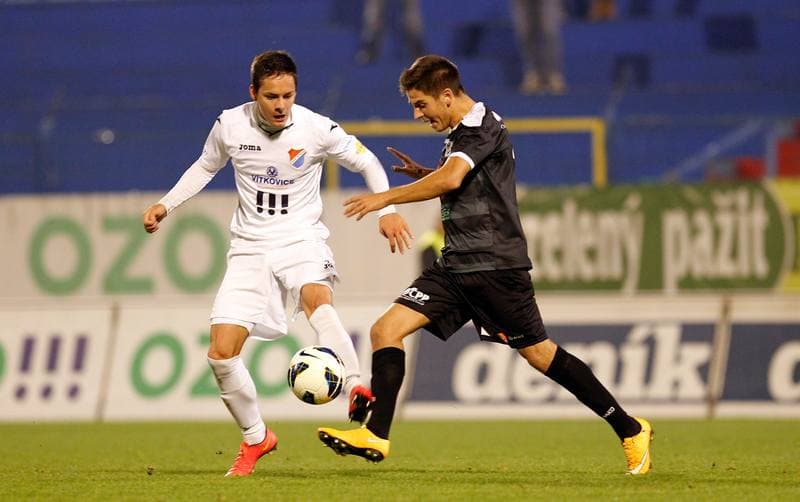 Football. SYNOT LIGA. Banik Ostrava - FC Hradec Kralove. 01.11.2014