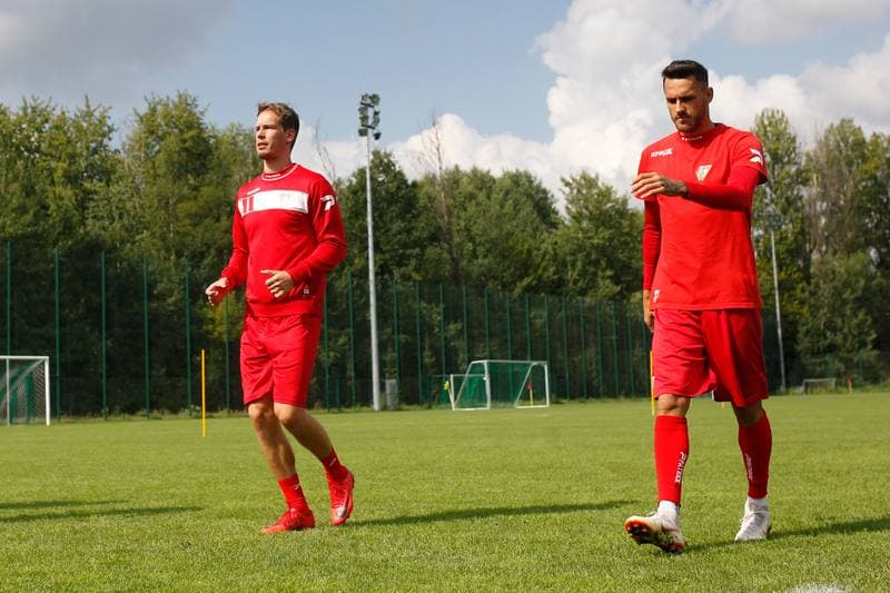 Football. Zaglebie Sosnowiec. Training. 06.09.2018