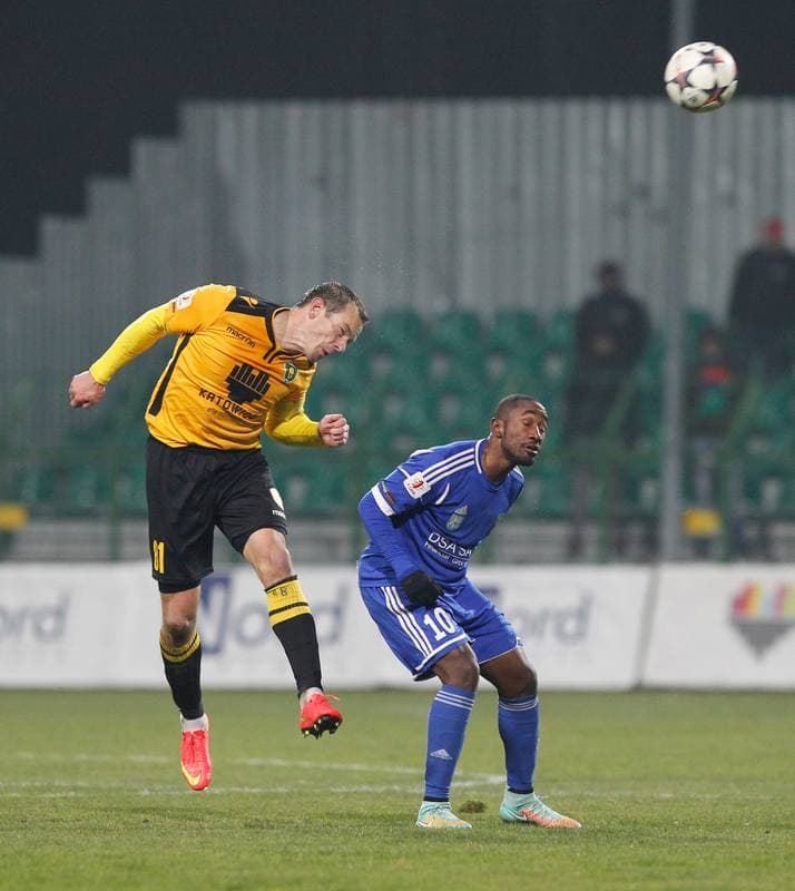 Football. I Liga. GKS Katowice - Miedz Legnica. 29.11.2014