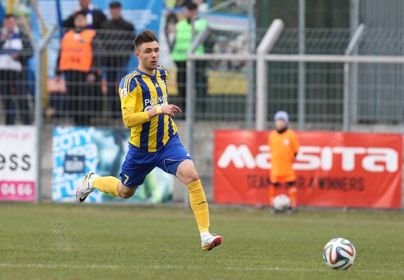 Football. I Liga. MKS Kluczbork - Arka Gdynia. 26.03.2016