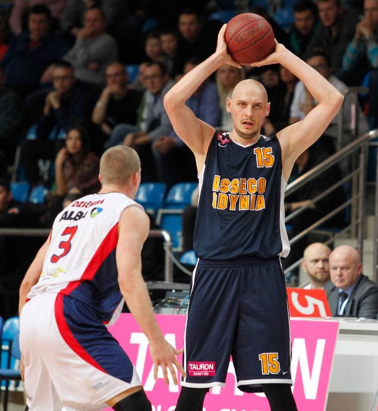 Basketball. Tauron Basket Liga. MKS Dabrowa Gornicza - Asseco Gdynia. 03.01.2015