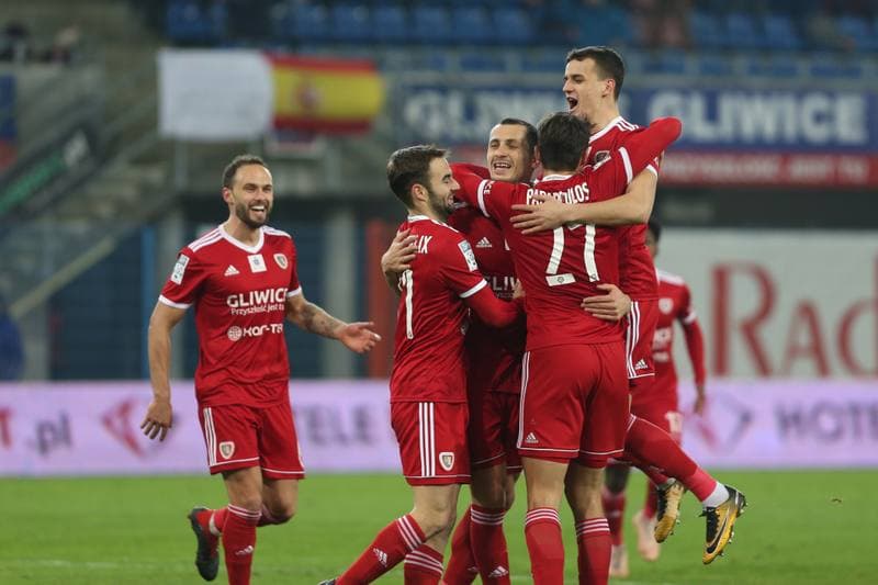 Football. Lotto Ekstraklasa. Piast Gliwice - Pogon Szczecin. 03.12.2018