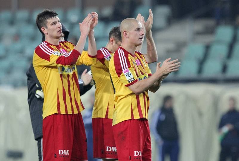 Football. T-Mobile Ekstraklasa. Korona Kielce - Ruch Chorzow. 17.04.2015