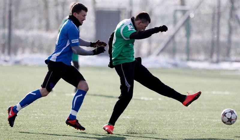 Football. Friendly Match. GKS Katowice - MKS Kluczbork. 31.01.2015