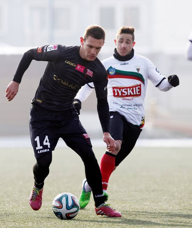 Football. Friendly Match. GKS Tychy - Cracovia Krakow. 07.02.2015