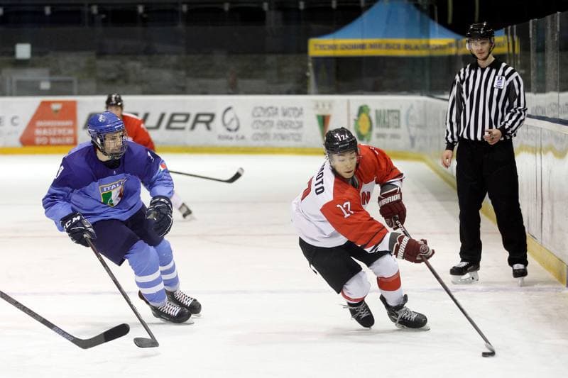 Ice Hockey. U20 World Championship Division I. Italy - Japan. 14.12.2018
